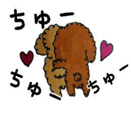 Everyday of love Toy Poodle sticker #6760033
