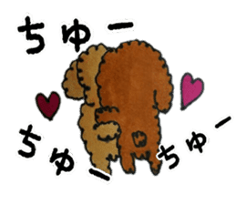 Everyday of love Toy Poodle sticker #6760033