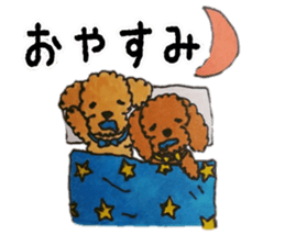 Everyday of love Toy Poodle sticker #6760038