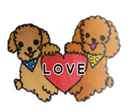 Everyday of love Toy Poodle sticker #6760039