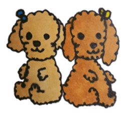 Everyday of love Toy Poodle sticker #6760042