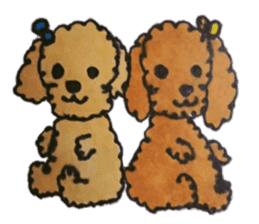 Everyday of love Toy Poodle sticker #6760042