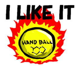 HAND BALL NO.1!! (English version) sticker #6760446