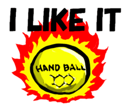 HAND BALL NO.1!! (English version) sticker #6760446