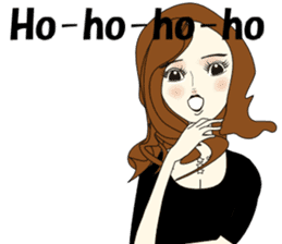 Good evening,Ms.YORUKO No. Two(English) sticker #6760488