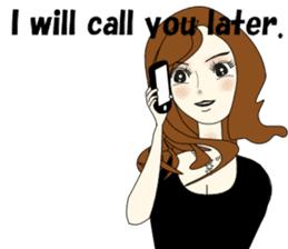 Good evening,Ms.YORUKO No. Two(English) sticker #6760489