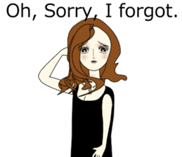 Good evening,Ms.YORUKO No. Two(English) sticker #6760491