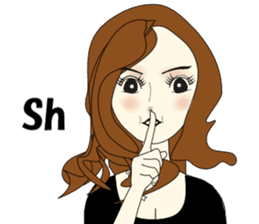 Good evening,Ms.YORUKO No. Two(English) sticker #6760498