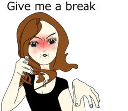 Good evening,Ms.YORUKO No. Two(English) sticker #6760500