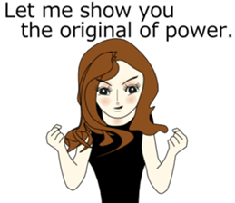 Good evening,Ms.YORUKO No. Two(English) sticker #6760501