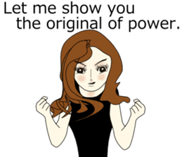 Good evening,Ms.YORUKO No. Two(English) sticker #6760501