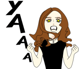 Good evening,Ms.YORUKO No. Two(English) sticker #6760502