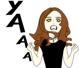 Good evening,Ms.YORUKO No. Two(English) sticker #6760502