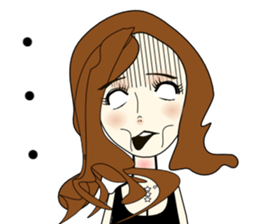 Good evening,Ms.YORUKO No. Two(English) sticker #6760506