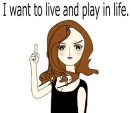 Good evening,Ms.YORUKO No. Two(English) sticker #6760512