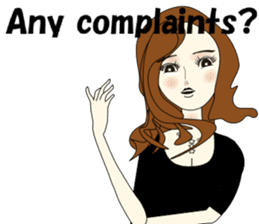 Good evening,Ms.YORUKO No. Two(English) sticker #6760515