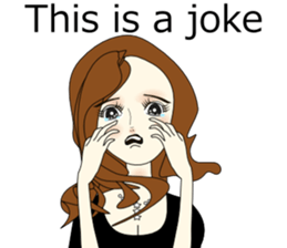 Good evening,Ms.YORUKO No. Two(English) sticker #6760517