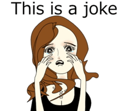 Good evening,Ms.YORUKO No. Two(English) sticker #6760517