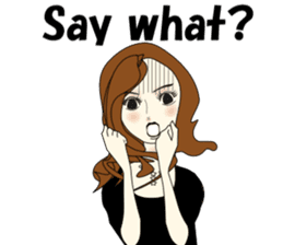 Good evening,Ms.YORUKO No. Two(English) sticker #6760520