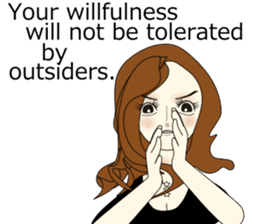 Good evening,Ms.YORUKO No. Two(English) sticker #6760527