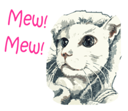 Hand-painted figures in daily life sticker #6761035