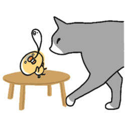 Sticker of a small chick sticker #6761106