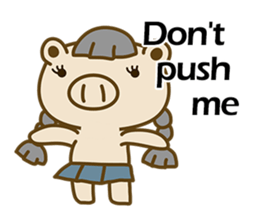 Pig Brother1 sticker #6761270