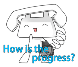 TELU-CHAN (Phone fairy, Telu-chan en) sticker #6761331