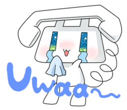 TELU-CHAN (Phone fairy, Telu-chan en) sticker #6761341
