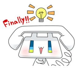 TELU-CHAN (Phone fairy, Telu-chan en) sticker #6761352