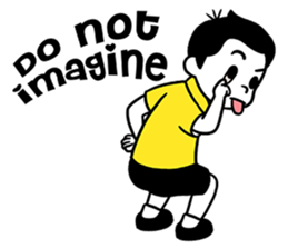 Yellow Boy Red Girl sticker #6761570