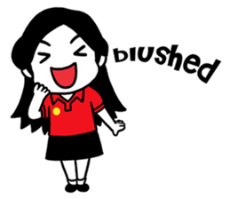 Yellow Boy Red Girl sticker #6761573