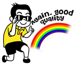 Yellow Boy Red Girl sticker #6761576