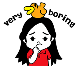 Yellow Boy Red Girl sticker #6761579