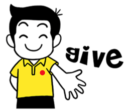 Yellow Boy Red Girl sticker #6761580