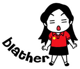 Yellow Boy Red Girl sticker #6761581