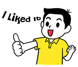 Yellow Boy Red Girl sticker #6761582