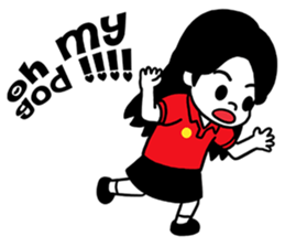 Yellow Boy Red Girl sticker #6761595