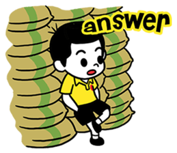 Yellow Boy Red Girl sticker #6761598