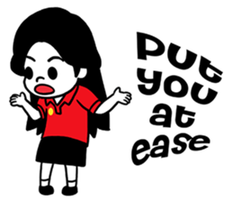 Yellow Boy Red Girl sticker #6761601