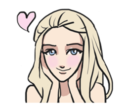 AsB - Comic Girls (My Hair Colour) sticker #6761970