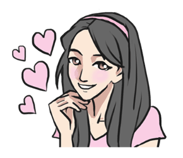 AsB - Comic Girls (My Hair Colour) sticker #6761971