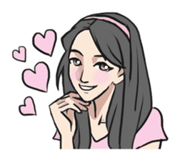 AsB - Comic Girls (My Hair Colour) sticker #6761971