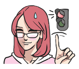 AsB - Comic Girls (My Hair Colour) sticker #6761973