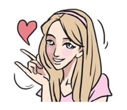 AsB - Comic Girls (My Hair Colour) sticker #6761975