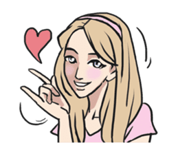 AsB - Comic Girls (My Hair Colour) sticker #6761975