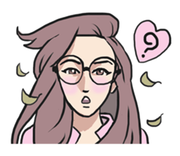 AsB - Comic Girls (My Hair Colour) sticker #6761978