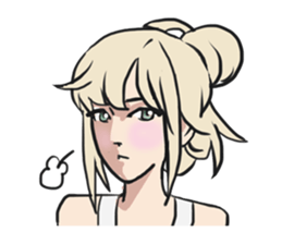 AsB - Comic Girls (My Hair Colour) sticker #6761979