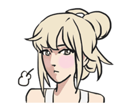 AsB - Comic Girls (My Hair Colour) sticker #6761979