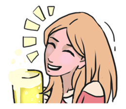 AsB - Comic Girls (My Hair Colour) sticker #6761980